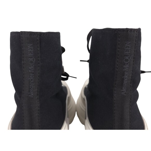 Alexander McQueen Tread Slick High-Top Sneakers US 12 EU 45 Mens Black $890 main image 10